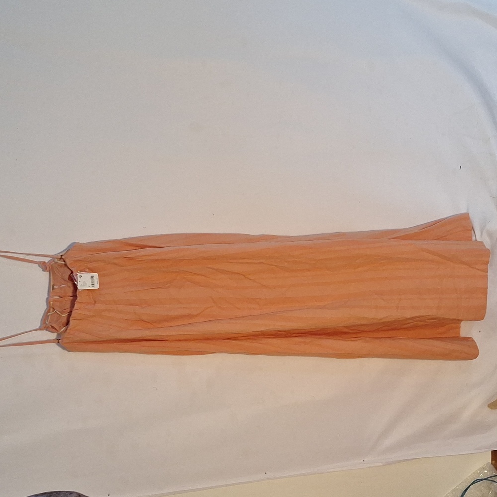 Chic NWT Free People Coral Pink Maxi Dress Womens S